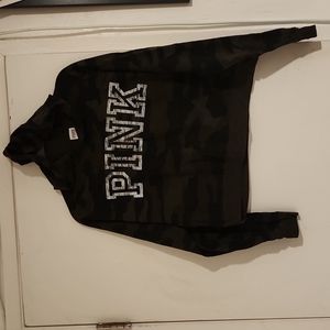 VS PINK Camo Cropped hoodie